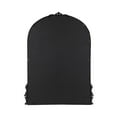 thumbnail image 5 of Kate and Laurel Myrcelle Traditional Arched Mirror, 25 x 33, Black, Decorative Vintage Arch Mirror with Ornate Garland Detailing Along the Crown and Edges of the Frame, 5 of 8