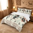 thumbnail image 2 of meiyoeat Rustic Western Aztec Print Duvet Cover Queen For Adults,Desert Botanical Cactus Queen Bedding For Men Women,Reversible,3-Piece(No Comforter), 2 of 6