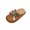 Brown, variant on CHUMUD Christmas Slippers for Women - PU Upper with Colorful Bow & Plush Lining, Festive Platform Winter House Shoes Holiday Gifts