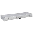 thumbnail image 1 of vidaXL Gun Case Silver 118x38x12 cm Aluminium, 1 of 5