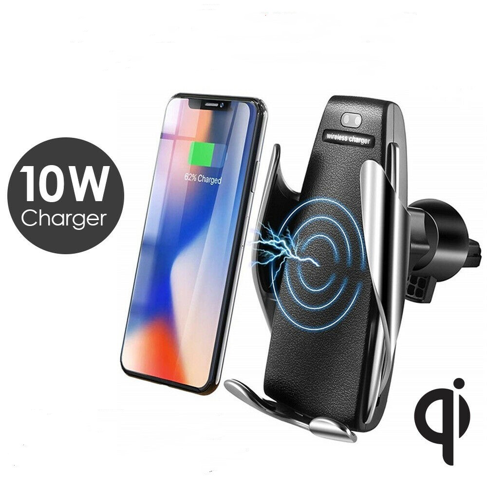 Wireless car charger mount,fast wireless car charger,Autoclamping