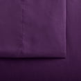 thumbnail image 3 of Serta Simply Clean 3-Piece Antimicrobial Solid Bed Sheet Set, Twin-XL, Purple, 3 of 10
