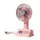 thumbnail image 3 of Ventilador de escritorio ligero, silencioso, giratorio 360 degree, compacto, para el hogar, dormitorio, oficina. rosa, 3 of 9
