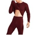 thumbnail image 3 of Chiccall Men's Winter 2 Pc Base Layer Set Warm Cold Weather Warm Comfy Soft Long Thermal Underwear, 3 of 6