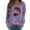 Light Purple, variant on Fiaer Crewneck Sweatshirts Christmas Women Funny Oversized Long Sleeve Xmas Red Glass Pullover Loose Fit Trendy Tops Beige S