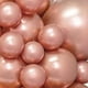 thumbnail image 2 of 18 pulgadas 10 paquete cromo metálico oro rosa globos KIRIKOU grandes grandes globos redondos de látex grueso de helio para cumpleaños boda bebé ducha decoración de la fiesta de graduación, 2 of 4