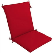 Mainstays Racer Red Solid Chair Cushion