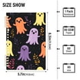 thumbnail image 2 of FORMRS 1-Subject Spiral Notebook 8" x 5" College Ruled 60 Refillable Sheet A5 Hard Cover, Yellow Halloween Ghosts, 2 of 7