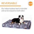 thumbnail image 5 of K&H Pet Products Superior Orthopedic Indoor/Outdoor Bed Gray/Paw Medium 30 X 40 X 4 Inches, 5 of 10