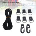 thumbnail image 3 of Kayak Elastic Rope Kit, D Type Buckles Fine Crafted Bungee Deck Kit  for Canoes for Boats, 3 of 7