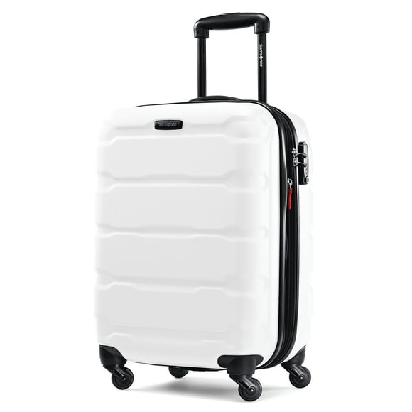 Maleta de mano rígida Samsonite Omni PC de 20 pulgadas, color blanco