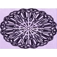thumbnail image 1 of Ahgly Company Machine Washable Indoor Rectangle Transitional Blossom Pink Area Rugs, 2' x 3', 1 of 7