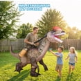 thumbnail image 2 of MAGOTAN Halloween Inflatable Dinosaur Costume Adult,Blow Up Crested Dragon Suit Men Women, Halloween Adults Funny Blow Up Lightweight & Flexible for Cosplay, Parades, 2 of 7