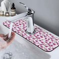 thumbnail image 7 of Sikiie Orchids Flowers Splash Guard for Sink Faucet-1 PC Super Absorbent Fast Drying Mat Sink Gadgets-Splash Guard for Kitchen, Sink Mat, 7 of 7