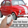 thumbnail image 2 of Unique Bargains Pink Silicone Three Button Car Remote Key Cover Case for Fiat 500 Viaggio Ottimo, 2 of 5