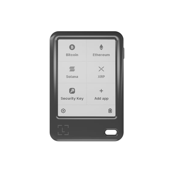 Ledger Nano Gen5 Wallet Cripto con pantalla táctil de 2,8" en negro
