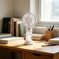 thumbnail image 6 of Virelaxpo Handheld Misting Fan Portable Spray Cooling Fan Rechargeable Personal Water Mist Fan for Outdoor Travel Office Commute, 6 of 7