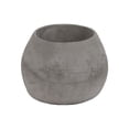 thumbnail image 1 of Cemented Bellied Flower Pot, Tall, Gray, 1 of 1