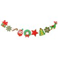 thumbnail image 1 of Yuarrent Pancarta decorativa, 1 Uds., conjunto de pancartas decorativas para Navidad, pancarta personalizada Kits de decoración para fiestas Rosa 9.8 pies, 1 of 6