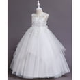 thumbnail image 5 of KAWELL Girls Sleeveless Embroidered Princess Gala Dress Kids Prom Dress, 5 of 5