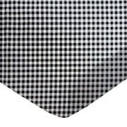 SheetWorld Fitted 100% Cotton Percale Play Yard Sheet Fits BabyBjorn Travel Crib Light 24 x 42, Black Gingham Check