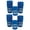 Blue, variant on Blue Congrats Grad Cap BPA-Free Plastic Cups Bulk 48 Pc