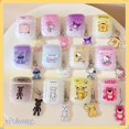 thumbnail image 2 of Para Airpods Pro 2 3 1 Color Degradado Lotso Bear Cinnamoroll Stitch Kuromi Cute Cartoon Wave Edge Soft TPU Funda Para Auriculares Con Colgante Antipérdida Inalámbricos, 2 of 4