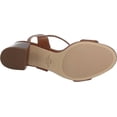 thumbnail image 4 of Cole Haan Josie British Tan Leather Ankle Strap Open Toe Block Heeled Sandals (British Tan, 4.5), 4 of 6