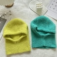 thumbnail image 4 of SikaFu Winter Balaclava Hats For Men&Women Knitted Hooded Caps Outdoor Thicken Warm Beanie Hat Unisex One-Piece Neck Collar Beanies Cap, 4 of 6