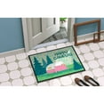 thumbnail image 4 of Carolines Treasures VHA3004MAT Happy Campers Glamping Trailer Door Mat Indoor Rug or Outdoor Welcome Mat 18x27 Doormat, 4 of 4