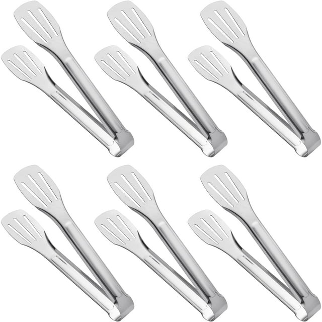 Pinzas para servir YONGSHENG acero inoxidable paquete de 6 9 pulgadas