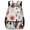 Color-3, variant on Colorful Cartoon Monster Doodle Oxford Backpack Lightweight Adjustable Outdoor