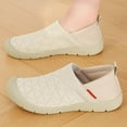 thumbnail image 5 of Walking Shoes Women,Women's Shoes,Women Sneakers,Women's Fashion Sneakers,Womens Slip On Shoes Casual Sneakers Comfortable Flats with All Day Walking Comfort and Support,Beige,5.5, 5 of 8