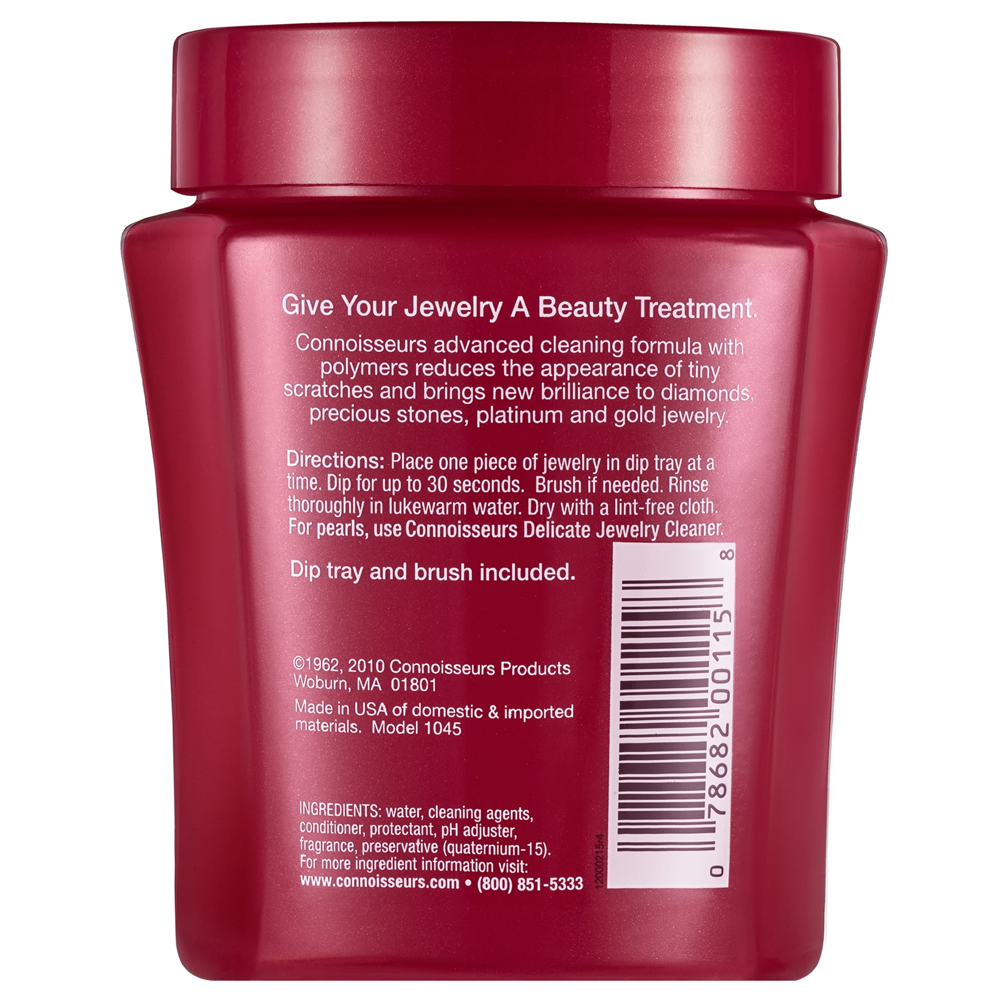 Connoisseurs Fine Jewelry Cleaner For Cleaning Gold Platinum