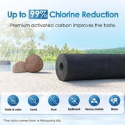 Waterdrop Gravity-fed Water Filter System, NSF/ANSI 372 Certification, 2.25G Stainless-Steel Filter System with 2 Filters and Metal Spigot, Reduces up to 99% of Chlorine-King Tank Series, WD-TK