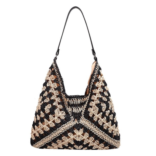 Bolso Red Pesca Playa Hombro Tejido Compras para Mujer ()