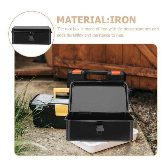 WASHWEPE Travel Tool Box Iron Durable for Workplace Use 1Pack
