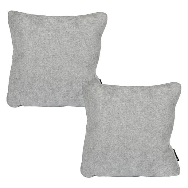 Cojin Decorativo Cuadrado Grande Set de 2 Duke Gris