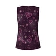 thumbnail image 5 of Lsque Snowflakes and Hearts Printed Workout Tank Tops for Women, Athletic Sports Tank Tops, Compression Sleeveless Dry Fit Shirts,Sleeveless Yoga Shirt-Medium, 5 of 9
