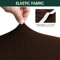 thumbnail image 6 of CHUN YI Sofa Cover with Separate Cushion Slipcover Stretch Checks (Loveseat, Chocolate), 6 of 7