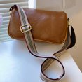 thumbnail image 4 of Bolso Hobo para mujer, bolso cruzado sólido Retro de cuero PU, bolso de mano para mujer (marrón) Ehuebsd Para Estrenar, 4 of 9