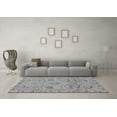 thumbnail image 3 of Ahgly Company Indoor Square Abstract Gray Modern Area Rugs, 7' Square, 3 of 4
