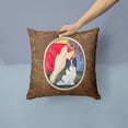 thumbnail image 2 of Carolines Treasures SS8523PW1414 Lady with her Papillon Fabric Decorative Pillow, 14Hx14W, multicolor, 2 of 4