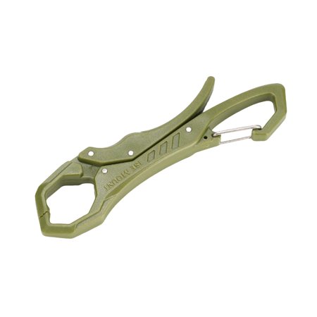 Fish Lip Mitten Clip Fishing Holder Nylon Material Compact Lip Clamp with Keychains Wide Jaw Portable for Camping Angling Outdoor Use