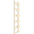 thumbnail image 3 of Ekena Millwork 47"H x 1/4"T Marrakesh Adjustable Wood Decorative Slat Wall Panel Kit, Birch (contains 11 Slats + 1 Straight Edge Starter Slat), 3 of 16