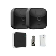 Blink_Outdoor Security 2 Camera Kit with Local Storage Bundle | Includes Blink_2_Camera System, 32GB VIECAM USB Drive and Cleaning Cloth