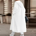 thumbnail image 3 of fatyb Womens Long Cardigan with Pockets Open Front Hooded Casual Long Sleeve Oversized Coat for Women, 3 of 4