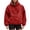M01 Brick Red, variant on FUZHIQ Womens Cat Dog Carrier Hoodie Pet Pouch Sweatshirt Kangaroo Pocket Round Opening Hooded Pullover Top