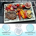 thumbnail image 3 of 6Pack Sublimation Glass Cutting Board Blanks, Textured Tempered Glass Chopping Boards for Kitchen, Anti Slip Cutting Boards Heat Resistant Glass Plate Chopping Board for Kitchen DIY Heat Press Machine, 3 of 6