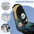 thumbnail image 4 of ZUXONGSY Car Seat Cover Towel Panda Flower Print Auto Front Seat Covers Non-Slip Sprints Towel Car Seat Covers Universal Fit for Cars Suvs Vans Trucks, 4 of 8